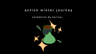 action winter journey- Nero's day at Disneyland/ animation by: karina_