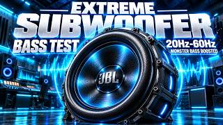 EXTREME SUBWOOFER BASS TEST: 20-60Hz Subwoofer Stress Test & Monster Bass Boosted 🔊 Dolby Surround
