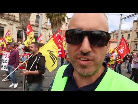 Montpellier. Détermination et convergence à la manifestation cheminote du 3 mai