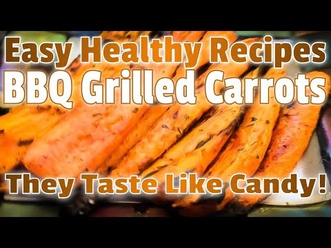 Quick & Easy Healthy BBQ Grilled Carrots Recipe