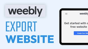 How To Export Weebly Website & Blog Archive & Download Weebly Website