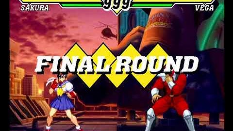 Capcom VS SNK 2 (Dreamcast) Arcade as Sakura