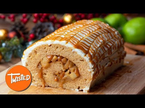 Homemade Caramel Apple Pie Roll | Holiday Dessert Recipes | Twisted