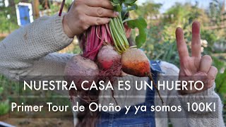 Nuestra casa es un Huerto ! | Primer Tour por el #HuertodeOtoño y ya #Somos100K ! |