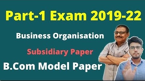 Brabu Part-1 business Organisation Model Paper Solution
