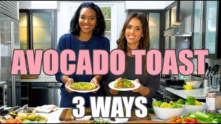 Tasty Avocado Toast 3 WAYS with Lizzy Mathis!  | Jessica Alba