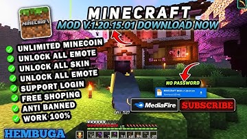 Premium mod menu 😱 for Minecraft 1.20.15 mediafire link || unlock everything mod menu for Minecraft