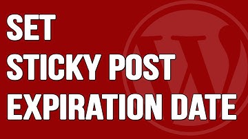 How to Add Expiration Date to Sticky Post