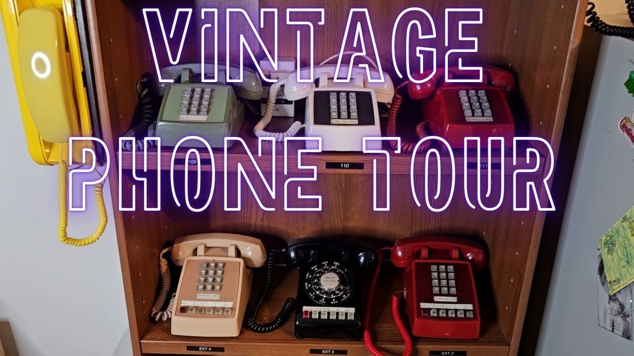 Vintage Phone Collection Tour - How To Make Them Work Together!