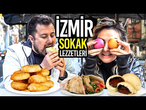 KELLE SÖĞÜŞ YEMEYE İZMİR'E GİTTİK! İZMİR SOKAK LEZZETLERİ