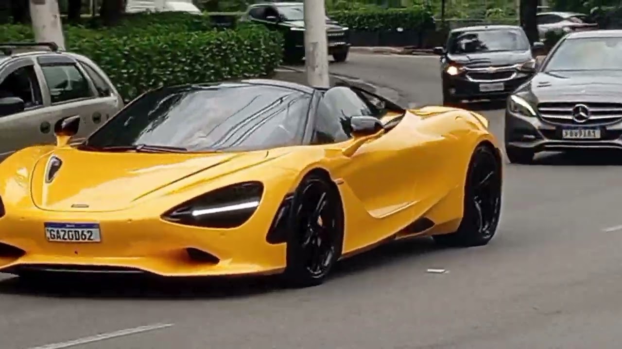 O dia em que um verdeiro hipercarro, andou pelas ruas de SP 📍#maclaren #sennalm #hipercarros #fly 