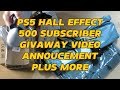 PS5 Best Hall Effect Controller Giveaway Announcement 500 Subscriber Activated Video