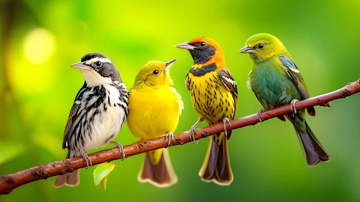 Relaxing Bird Sounds 4K~ Birds Singing Heal Stress, Anxiety And Depression, Heal The Mind
