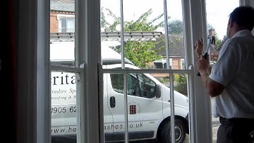 Sash Window Restoration, Rennovation and Draught-proofing by Heritage Sash Window Specialists