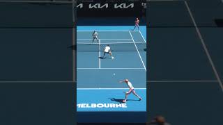 Bizarre Shot On Other Side Of Net 