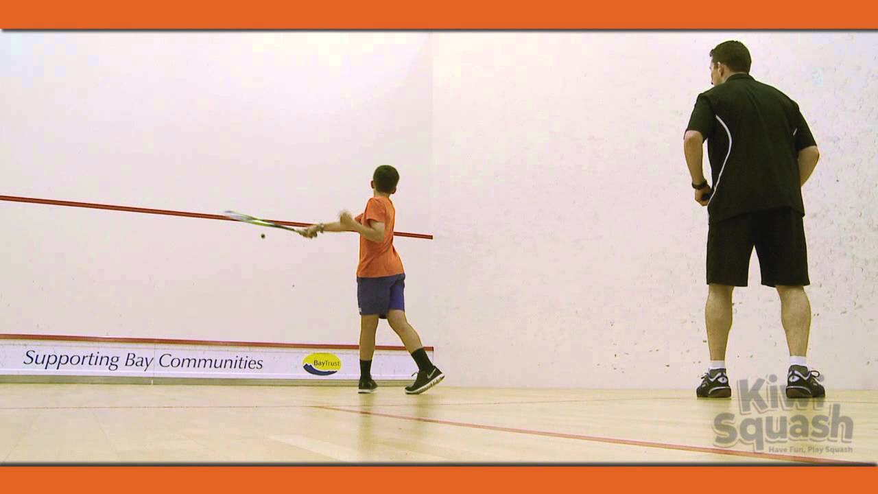 Kiwi Squash Big Nix Lesson 3 - Technique: Volleying