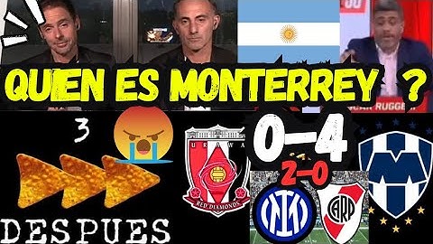 3 DORITOS DESPUES ARGENTINOS MENOSPRECIAN A MONTERREY Y LIGA MEXICANA Y TERMINAN ELIMINANDO A RIVER