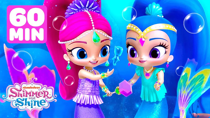 Shimmer & Shine's Underwater Mermaid Gem, Painting Gem, & More FULL Episodes! 💎 | Shimmer and Shine thumbnail