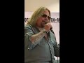 Q/A with Vince Neil of Motley Crue 2019