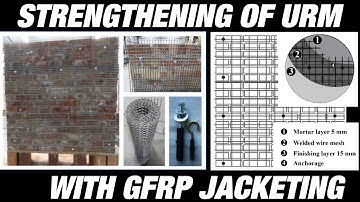 In-plane Shear Strengthening of Unreinforced Masonry Walls Using GFRP Jacketing