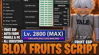 Full BEST FREE Blox Fruits Script 2026! 🔥 AUTO FARM + FRUIT ESP Update