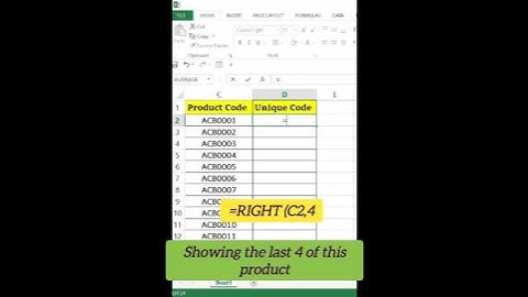Excel Unique Function for Interview #exceltips #and #tricks #dataentrytips #interview #shorts