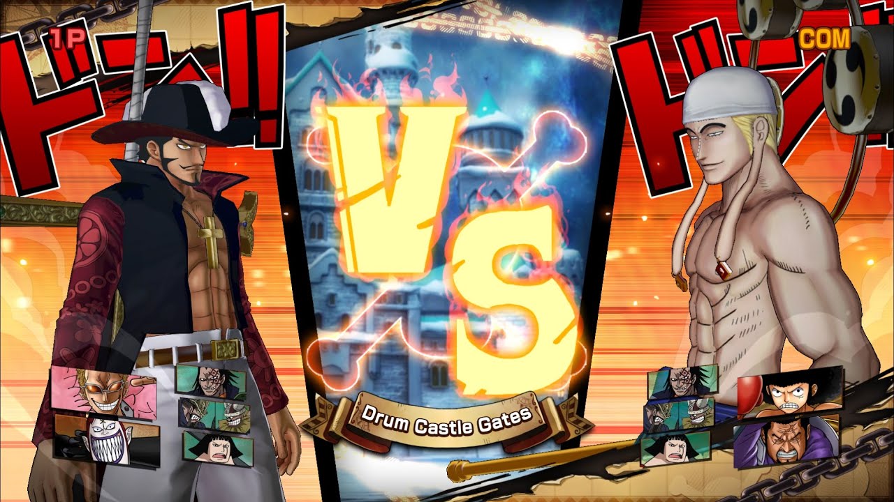 MIHAWK VS ENERU | Free Battle | One Piece Burning Blood