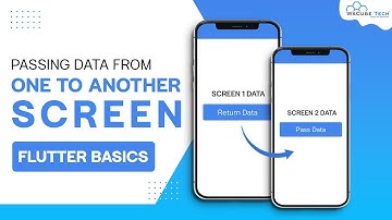 Passing Data From One to Another Screen - Flutter Tutorial