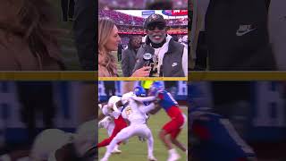 Deion Sanders On Losing 1st Q Vs Ku   coloradofootball cufootball deionsanders