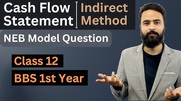 Cash Flow Statement under Indirect Method || Class 12 Account || NEB Model Question || BBS 1st year