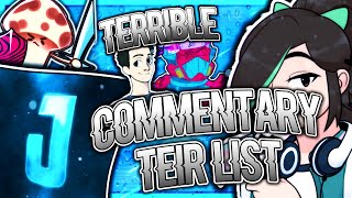 Ranking The Best and Worst Commentary Channels | Commentary Community Tier List (Remake)
