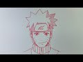 Cara menggambar anime untuk pemula || Menggambar Naruto