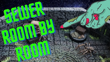 Dungeons Unlimited Modular Sewer Dungeon for Dungeons and Dragons or Frostgrave