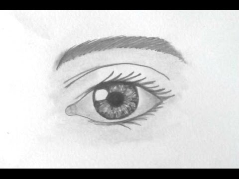 how to draw basic eyes