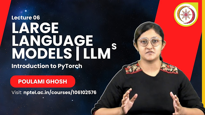 Lec 06 | Introduction to PyTorch thumbnail