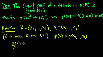 (PP 5.1) Multiple discrete random variables