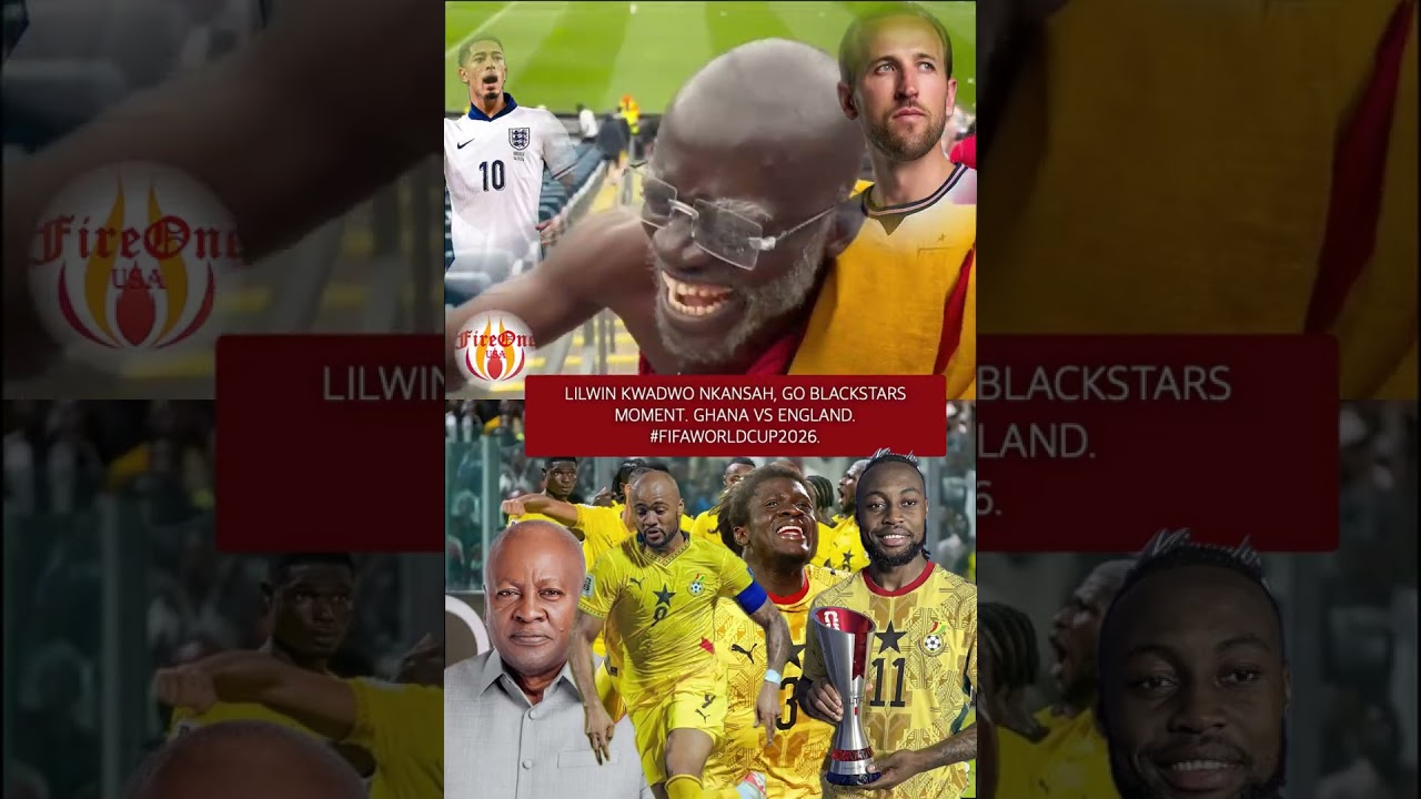 LILWIN KWADWO NKANSAH, GO BLACKSTARS MOMENT. GHANA VS ENGLAND IN BOSTON.#FIFAWorldCup2026.