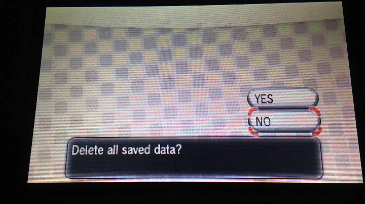 How to start a new game in Pokemon X and Y (Gen 6)