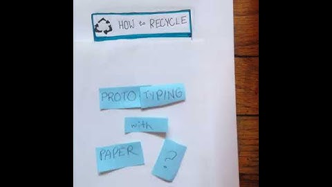 Paper Prototyping: A Stop Motion Intro