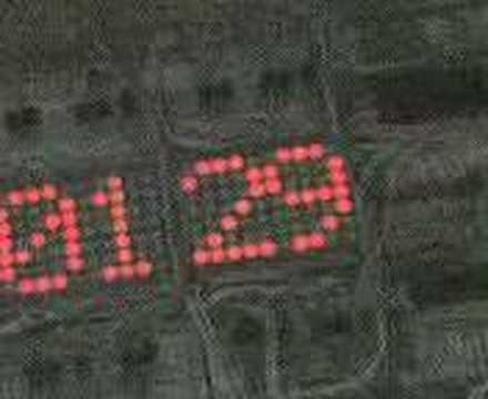 Matrix led clock