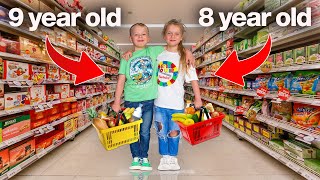 GROCERY STORE Little Girl goes Shopping for THE FIRST TIME!