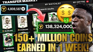 Tips & Tricks to EASILY earn COINS in EA FC 24 mobile! (Market Strategies)