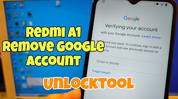 Redmi A1 (220733SI), FRP Bypass By Unlock Tool One Click.