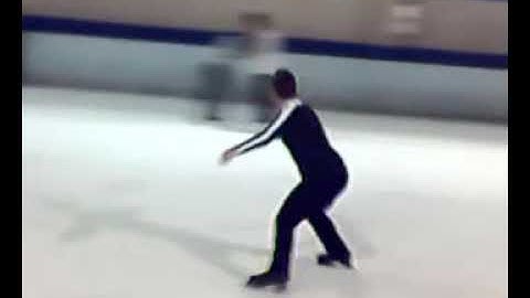 Figure Skating Double Loop and Double Salchow