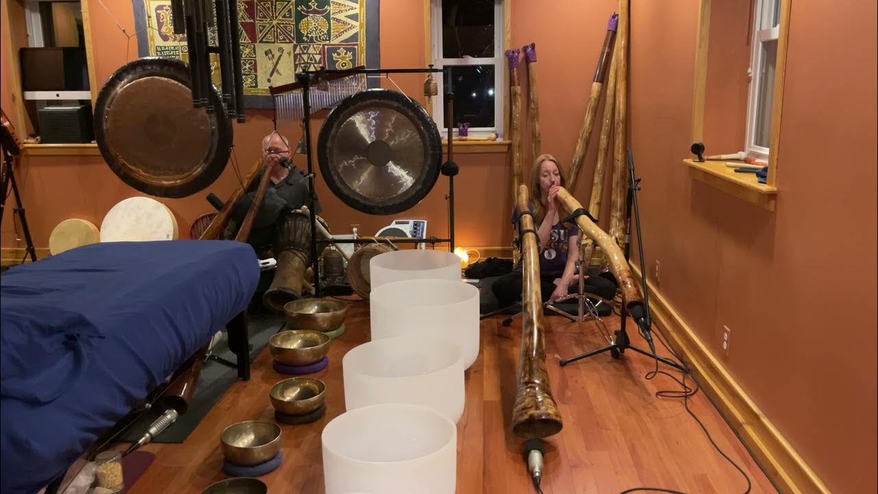 Didgeridoo percussion rhythm with my baby sister YouTube