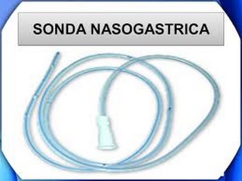 Como poner sonda nasogastrica