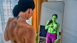 she hulk transformation at zoo reaction