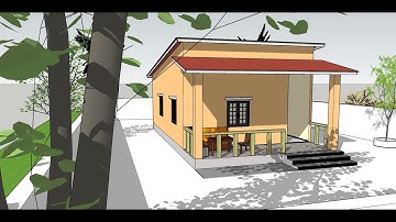 Sketchup tutorial house building Part1