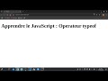 JavaScript : Comprendre typeof (avec pièges) — le guide ultime des types ! Partie1