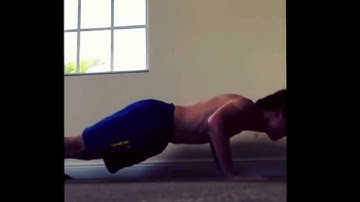 Slow motion clapping push-ups.